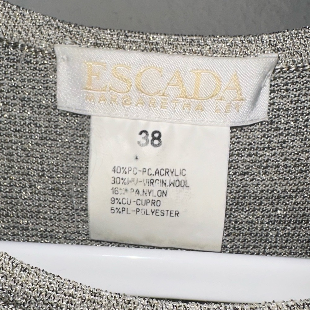 Escada Glitter Blouse Size 6-8‎ - Picture 8 of 8